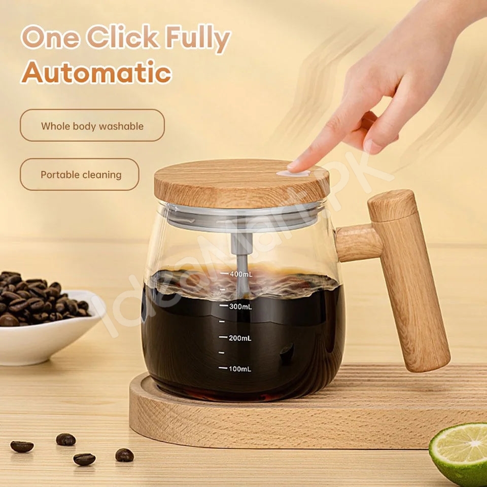 400ml-rechargeable-electric-self-stirring-glass-cup-with-wooden-lid-handle-for-coffee-milk-drinks-product-image
