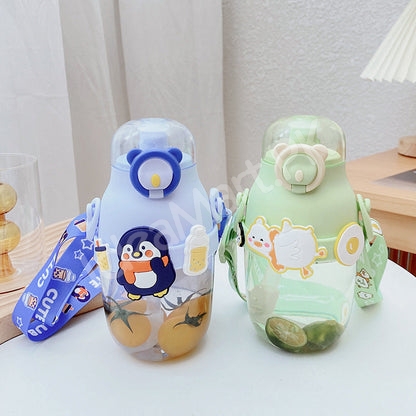 plastic-animated-kids-cartoon-watter-bottle-with-straw-product-image