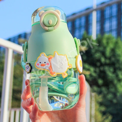 plastic-animated-kids-cartoon-watter-bottle-with-straw-product-image