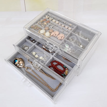portable-acrylic-jewellery-organizer-with-3-drawers-lid-for-necklaces-watches-more-product-image