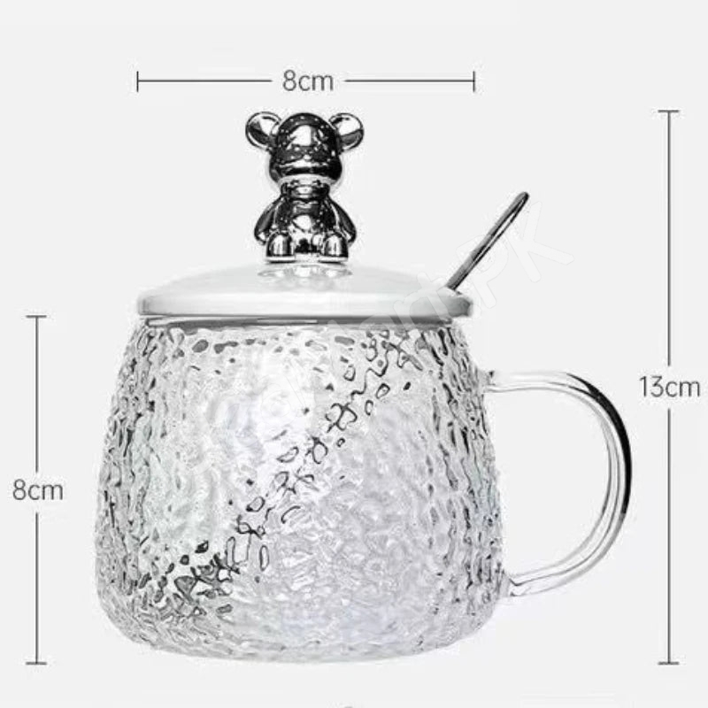 heat-resistant-350ml-glass-cup-with-spoon-lid-for-coffee-juice-more-product-image