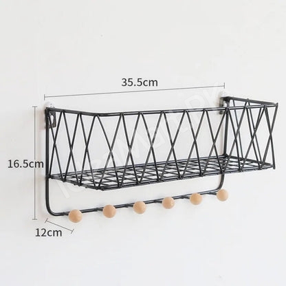 metallic-wall-mounted-2-in-1-organizer-key-chain-holder-product-image