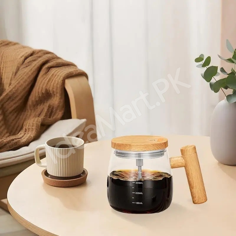 400ml-rechargeable-electric-self-stirring-glass-cup-with-wooden-lid-handle-for-coffee-milk-drinks-product-image