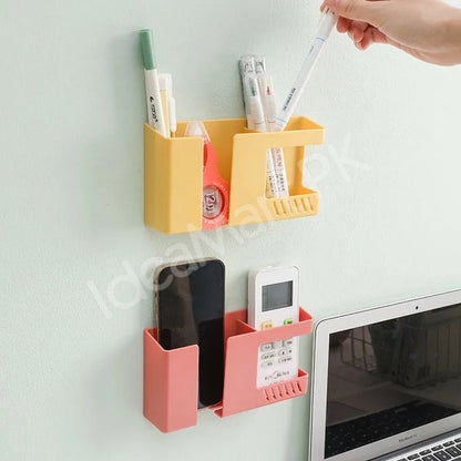 plastic-wall-mounted-multifunctional-storage-rack-for-remote-holder-more-product-image
