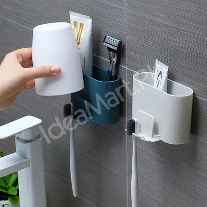 plastic-wall-mounted-self-adhesive-bathroom-organizer-for-toothpaste-tooth-brush-product-image