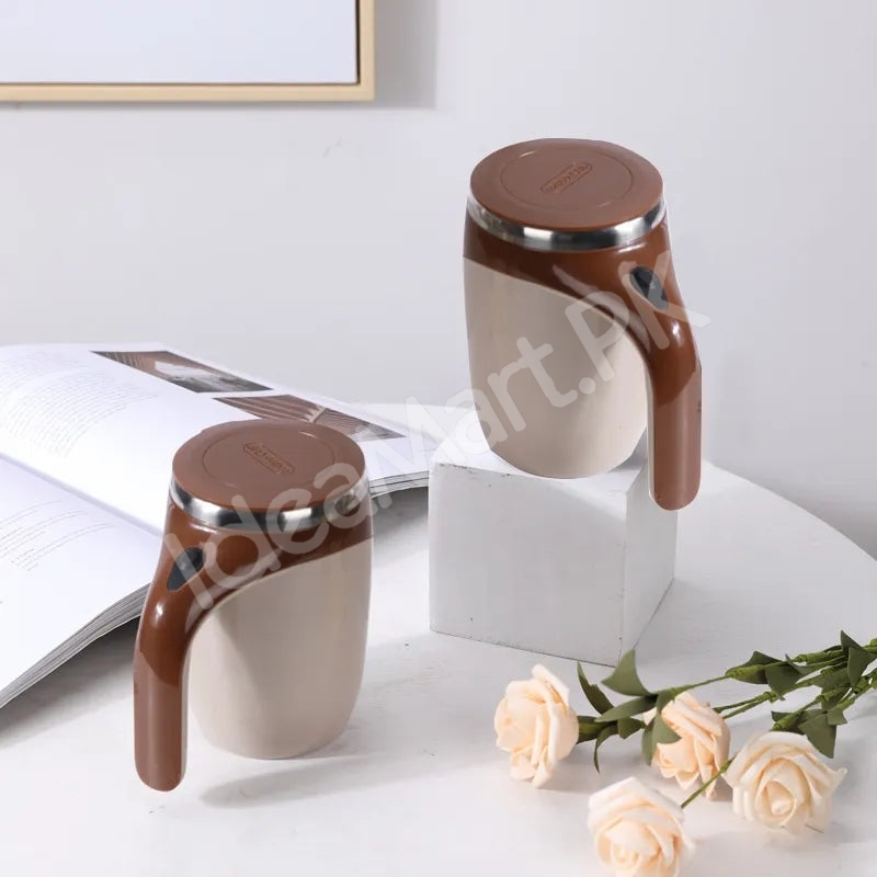 stainless-steel-rechargeable-automatic-self-stirring-coffee-mug-with-lid-for-tea-hot-chocolate-more-product-image