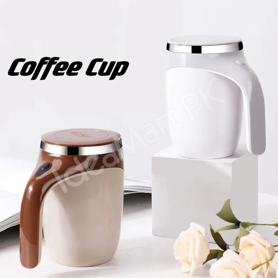 stainless-steel-rechargeable-automatic-self-stirring-coffee-mug-with-lid-for-tea-hot-chocolate-more-product-image