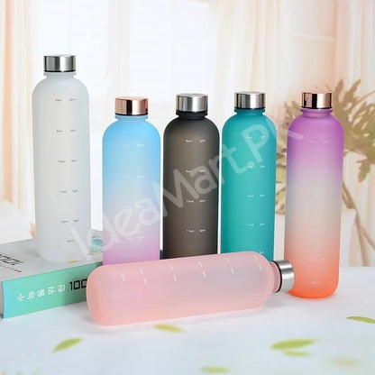 1-litre-reusable-plastic-water-bottle-with-time-markers-leakrproof-lid-product-image