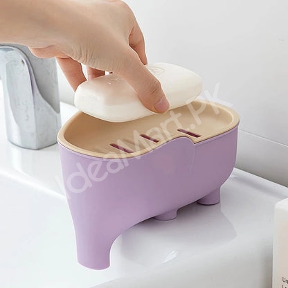 self-draining-plastic-elephant-shape-soap-dish-product-image