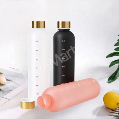 1-litre-reusable-plastic-water-bottle-with-time-markers-leakrproof-lid-product-image