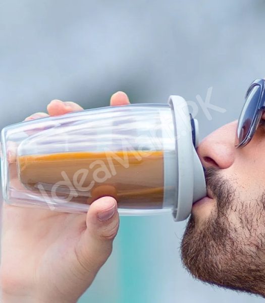 2-layer-350ml-glass-mug-with-airtight-lid-for-cold-coffee-juice-more-product-image