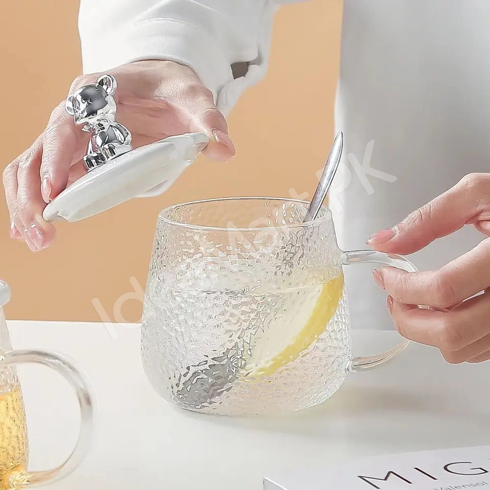 heat-resistant-350ml-glass-cup-with-spoon-lid-for-coffee-juice-more-product-image