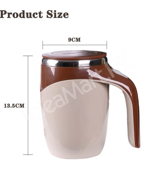 stainless-steel-rechargeable-automatic-self-stirring-coffee-mug-with-lid-for-tea-hot-chocolate-more-product-image