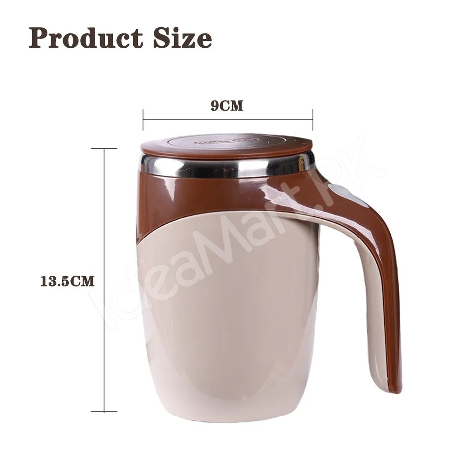 stainless-steel-rechargeable-automatic-self-stirring-coffee-mug-with-lid-for-tea-hot-chocolate-more-product-image