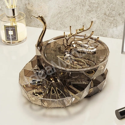 plastic-3-layers-swan-jewellery-box-organizer-for-desktop-storage-product-image