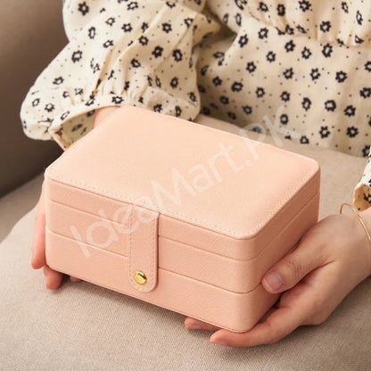 leather-jewellery-box-organizer-with-hanging-hooks-for-necklace-ring-bracelet-storage-product-image