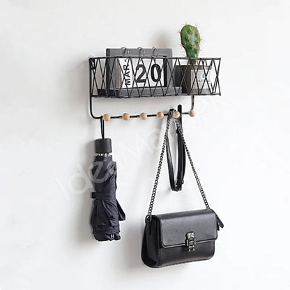 metallic-wall-mounted-2-in-1-organizer-key-chain-holder-product-image