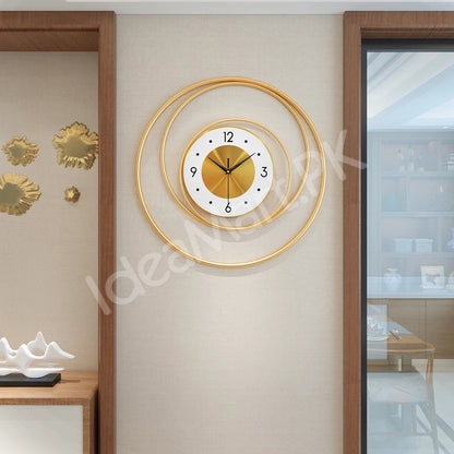 wall-mounted-metallic-orbial-look-golden-wall-clock-for-living-room-decor-product-image