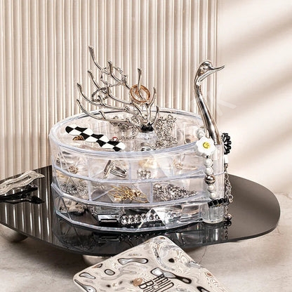 plastic-3-layers-swan-jewellery-box-organizer-for-desktop-storage-product-image