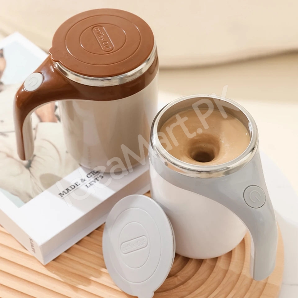 stainless-steel-rechargeable-automatic-self-stirring-coffee-mug-with-lid-for-tea-hot-chocolate-more-product-image
