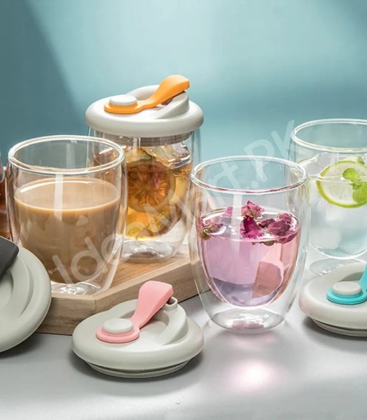 2-layer-350ml-glass-mug-with-airtight-lid-for-cold-coffee-juice-more-product-image
