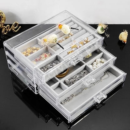 portable-acrylic-jewellery-organizer-with-3-drawers-lid-for-necklaces-watches-more-product-image