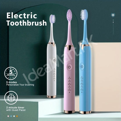 waterproof-electric-sonic-toothbrush-with-usb-rechargeable-battery-5-brushing-modes-product-image