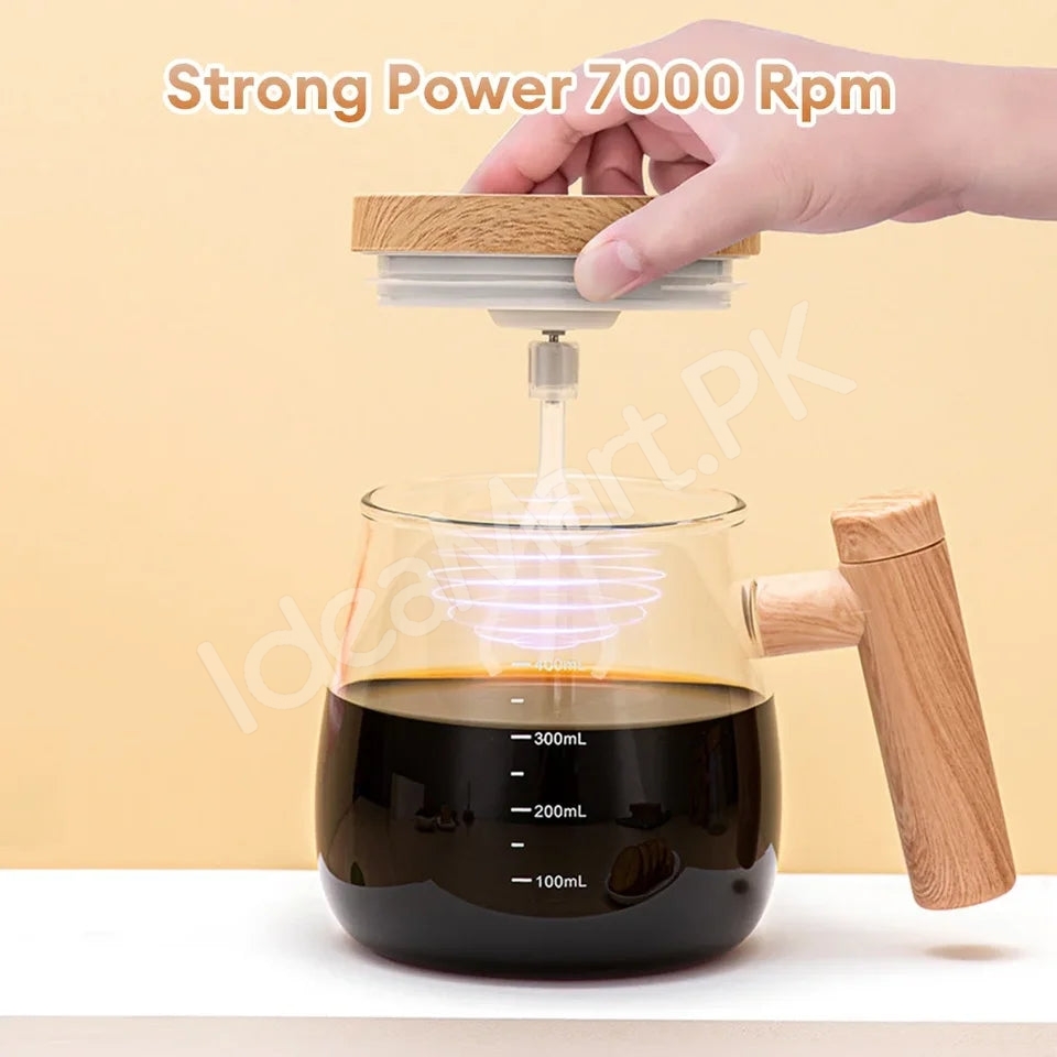 400ml-rechargeable-electric-self-stirring-glass-cup-with-wooden-lid-handle-for-coffee-milk-drinks-product-image