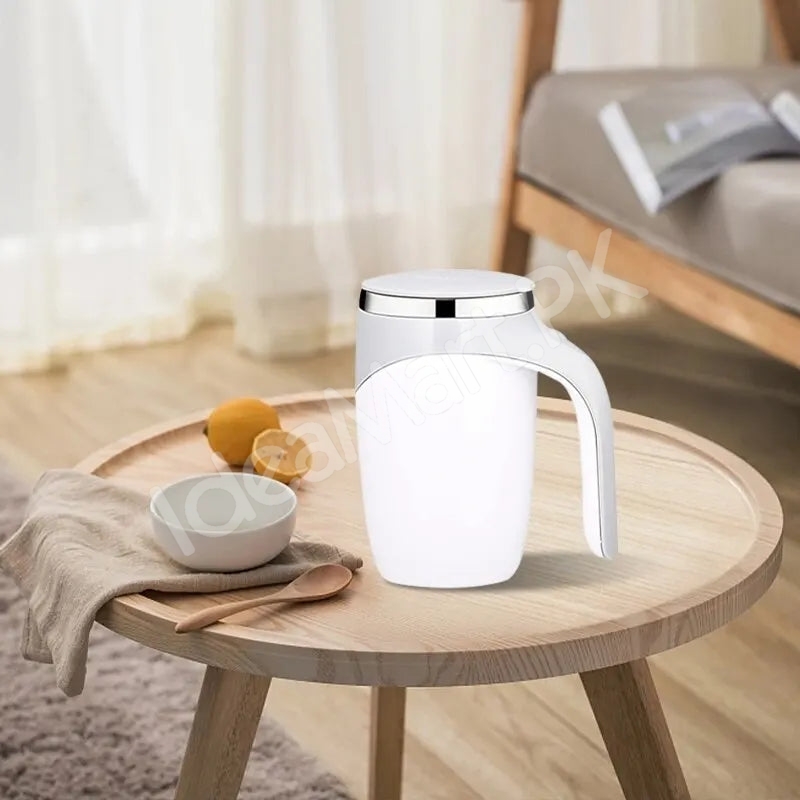 stainless-steel-rechargeable-automatic-self-stirring-coffee-mug-with-lid-for-tea-hot-chocolate-more-product-image