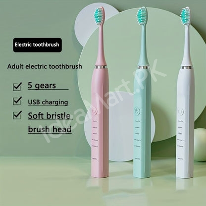 waterproof-electric-sonic-toothbrush-with-usb-rechargeable-battery-5-brushing-modes-product-image