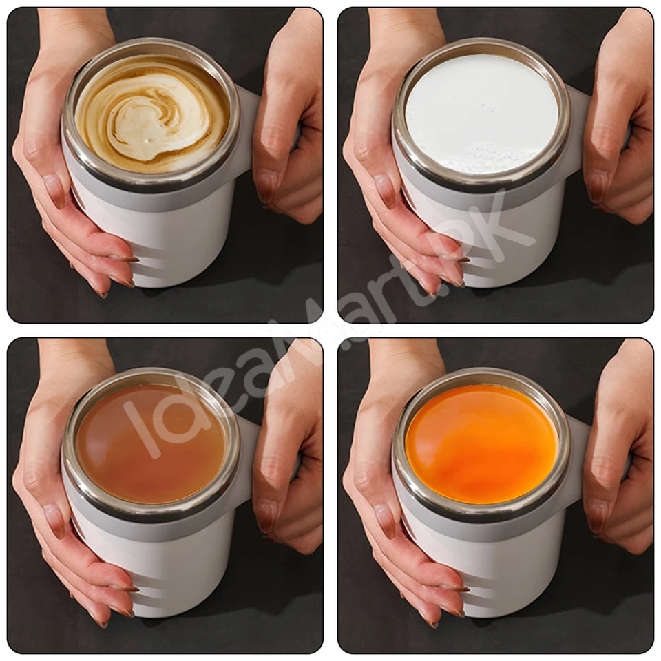 stainless-steel-rechargeable-automatic-self-stirring-coffee-mug-with-lid-for-tea-hot-chocolate-more-product-image