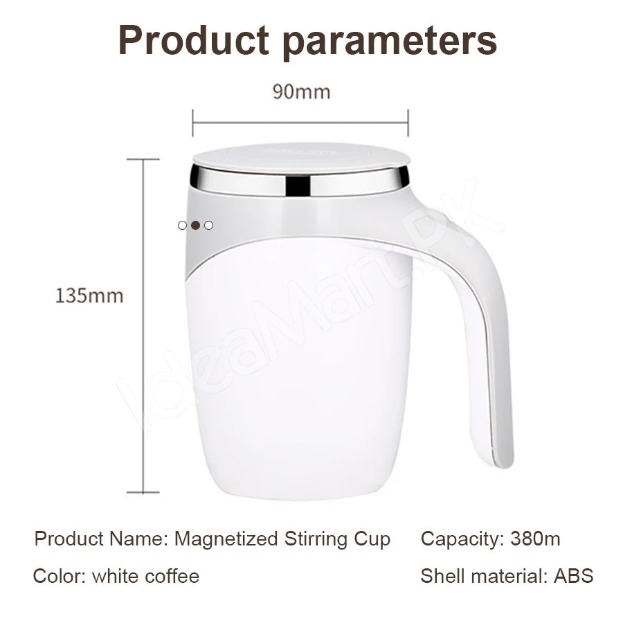 stainless-steel-rechargeable-automatic-self-stirring-coffee-mug-with-lid-for-tea-hot-chocolate-more-product-image