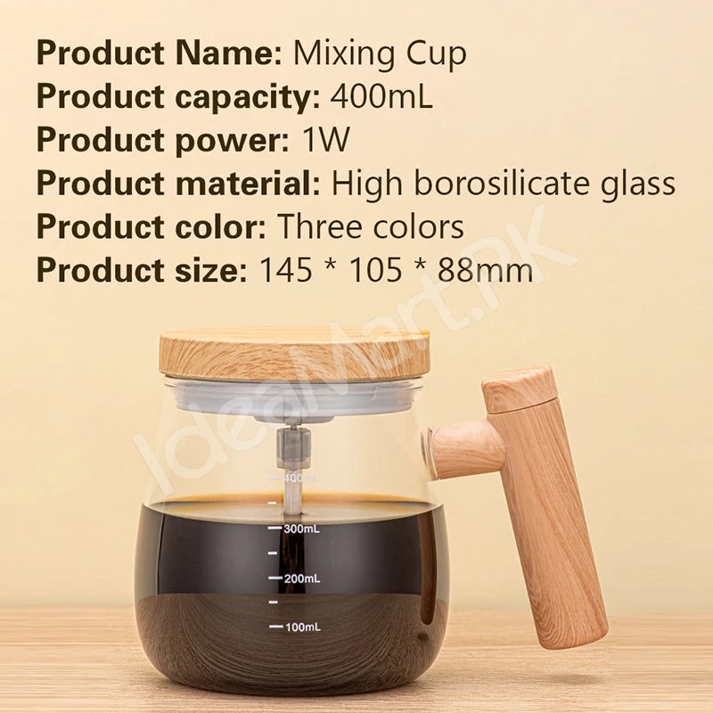 400ml-rechargeable-electric-self-stirring-glass-cup-with-wooden-lid-handle-for-coffee-milk-drinks-product-image