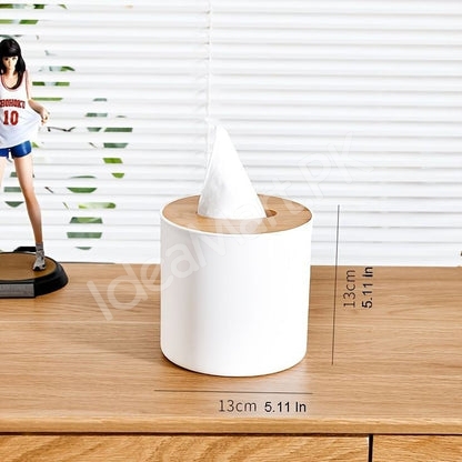 round-plastic-tissue-box-with-wooden-lid-product-image