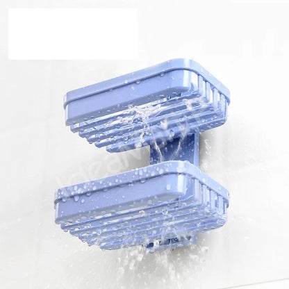 plastic-self-adhesive-wall-mounted-2-layer-soap-holder-with-drainage-feature-product-image