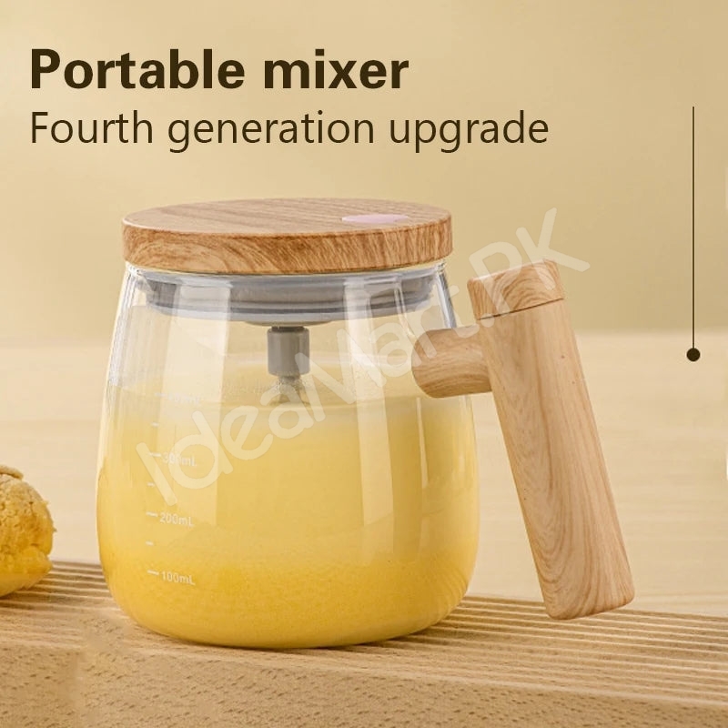 400ml-rechargeable-electric-self-stirring-glass-cup-with-wooden-lid-handle-for-coffee-milk-drinks-product-image