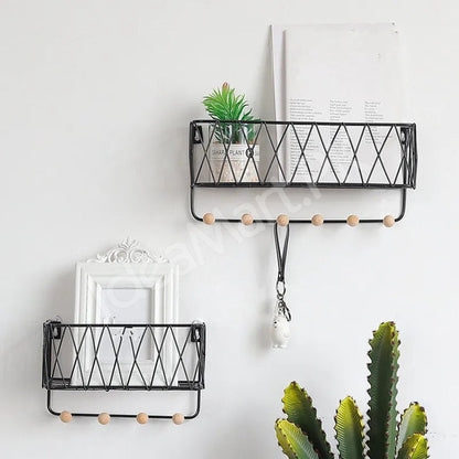 metallic-wall-mounted-2-in-1-organizer-key-chain-holder-product-image