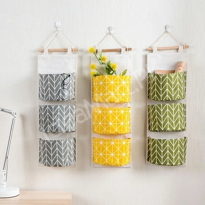 waterproof-cotton-3-pocket-wall-hanging-storage-bag-for-accessories-product-image