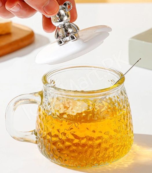 heat-resistant-350ml-glass-cup-with-spoon-lid-for-coffee-juice-more-product-image