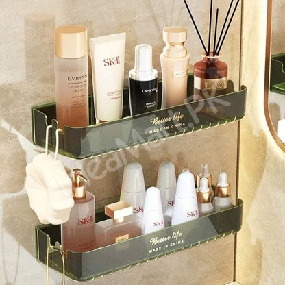 acrylic-wall-mounted-transparent-storage-rack-self-adhesive-product-image