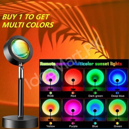 plastic-360-rotating-sunset-night-lamp-with-16-colours-remote-for-decor-bedroom-more-product-image