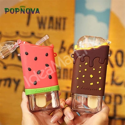 plastic-ice-cream-shape-water-bottle-with-lid-straw-product-image
