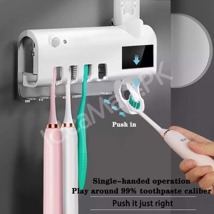 uv-toothbrush-sterilizer-with-wall-mounted-toothpaste-squeezer-product-image