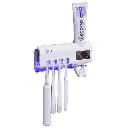uv-toothbrush-sterilizer-with-wall-mounted-toothpaste-squeezer-product-image