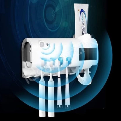 uv-toothbrush-sterilizer-with-wall-mounted-toothpaste-squeezer-product-image