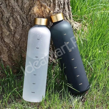 1-litre-reusable-plastic-water-bottle-with-time-markers-leakrproof-lid-product-image