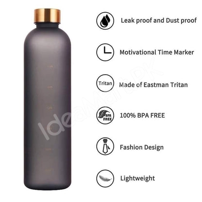 1-litre-reusable-plastic-water-bottle-with-time-markers-leakrproof-lid-product-image