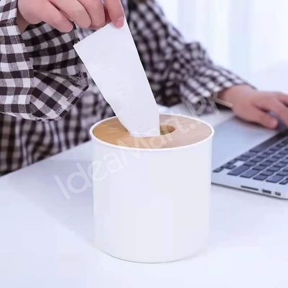 round-plastic-tissue-box-with-wooden-lid-product-image