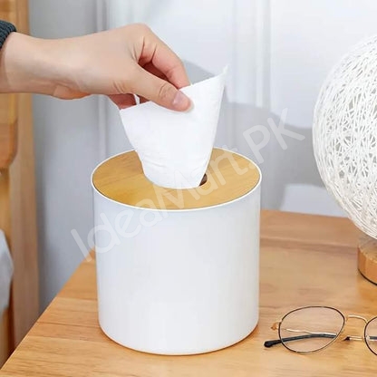 round-plastic-tissue-box-with-wooden-lid-product-image