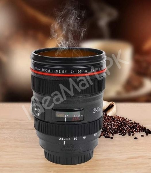 stainless-steel-camera-lens-shape-cup-with-leak-proof-lid-product-image